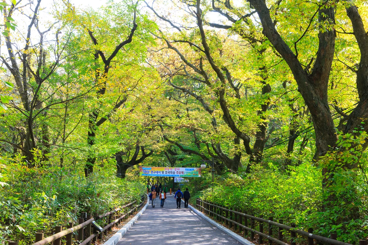 18기념공원 - 상무지구등산 여행