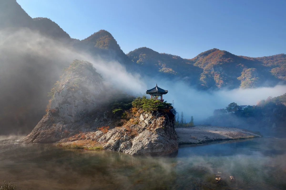 영동군 일몰 명소, 월류봉 - 영동여행 여행