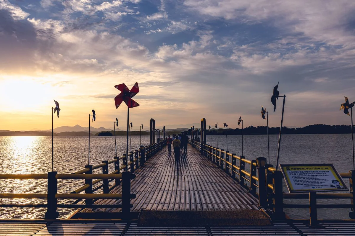 부잔교 갯벌탐방로 - 사천 여행