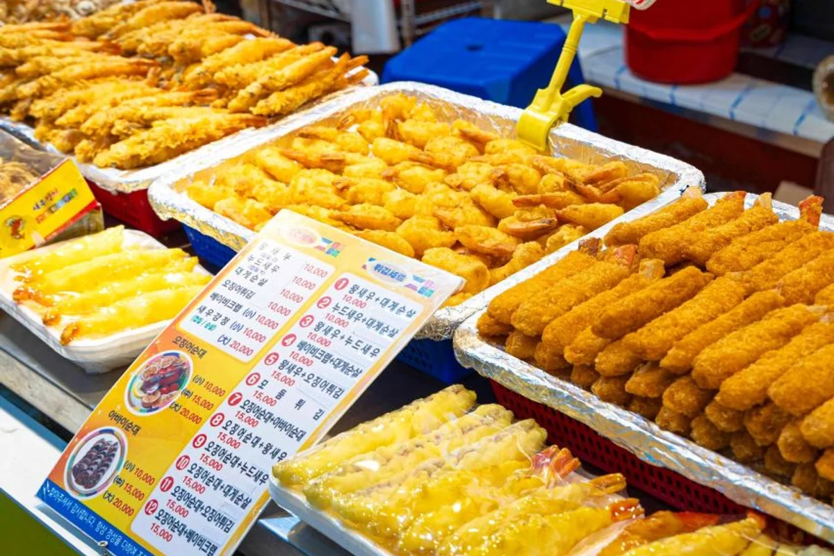 속초관광수산시장, 중앙시장 밤에 갈만한곳 - 중앙시장 여행